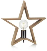 Ozdoby bożonarodzeniowe - Markslojd 704772 - Świąteczna dekoracja MARTA 1xE27/40W/230V brązowa - miniaturka - grafika 1