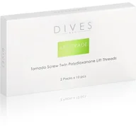 Pozostałe akcesoria kosmetyczne - Dives DIVES med.- Art Grade PREMIUM - NICI TORNADO SCREW TWIN 26G, 60mm/90mm 2x10szt - miniaturka - grafika 1