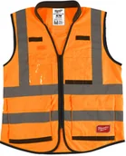 Odzież robocza - Milwaukee Kamizelka odblaskowa Premium o intensywnej widzialności - Kamizelka odblaskowa Premium o intensywnej widzialności pomarańczowa, rozmiar 2XL/3XL 4932471900 - miniaturka - grafika 1