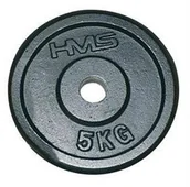 Obciążenia - HMS Obciążenie, talerz czarny 5 kg HMS - miniaturka - grafika 1