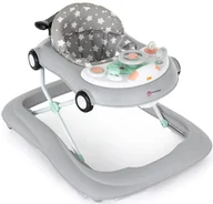 Chodziki - PETITE&MARS chodzik z dźwiękiem Cabrio Grey - miniaturka - grafika 1