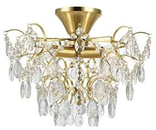 Plafon Sofiero 3 x 40 W E14 złoty szczotkowany 106546 - Lampy sufitowe - miniaturka - grafika 2