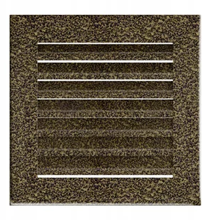 Kratki.pl KRATKA KOMINKOWA FRESH CZARNO-ZŁOTA 170X170 MM 17CZ/FRESH - Akcesoria kominkowe - miniaturka - grafika 3