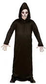 Stroje karnawałowe - Widmann Andreas kostium dziecięcy kosiarz, ubrania z kapturem, 128, czarny - miniaturka - grafika 1