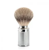 Akcesoria do golenia męskie - Mühle Pędzel do golenia Mühle z włosia borsuczego  silvertip, chromowana rękojeść 091M89 - miniaturka - grafika 1