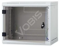 Szafy rack - Triton 19" Szafa wisząca jednosekcyjna RUA-12-AS6-CAX-A1 12U 600mm głębokość przeszklone drzwi kolor jasnoszary RAL7035 demontowalne panele boczne certyfikat IP30 ładowność 30 kg RUA-12-AS6-CAX-A1 - miniaturka - grafika 1