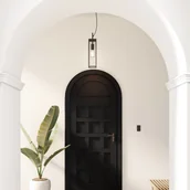 Lampy ogrodowe - ASTRO Astro Harvard lampa wisząca zewnętrzna, czarna - miniaturka - grafika 1