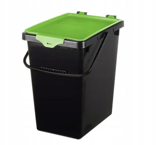 Wiadro Kosz Do Segregacji Z Pokrywą Polskie 10L ż - Kosze na śmieci - miniaturka - grafika 3