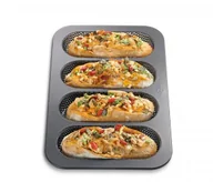 Formy do ciast - Kuchenprofi FORMA NA 4 MINI-BAGIETKI 35 X 22 CM KU-0810081004 - miniaturka - grafika 1