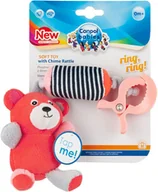 Maskotki i pluszaki - Canpol babies Pluszowa zabawka z dzwoneczkiem Misie czerwona - miniaturka - grafika 1