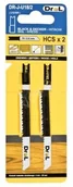 Brzeszczoty - DREL Brzeszczoty do wyrzynarek DR-J-U18/2 75mmx 2,5mm 2szt Typ chwytu "U" - miniaturka - grafika 1