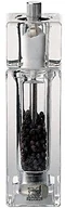 Pojemniki na przyprawy - Peugeot 860501 Pontarlier Kombo młynek do pieprzu z wbudowanym, solniczka/pieprzniczka akryl, 6,2 x 6,2 x 15 cm, przezroczysty 860501p - miniaturka - grafika 1