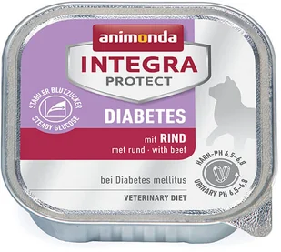 Animonda Integra Protect Diabetes dla kota - z wołowiną tacka 100g 14414 - Suplementy i witaminy dla kotów - miniaturka - grafika 2
