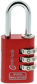 Kłódki - Burg Wächter BURG-WĘCHTER Regulowany zamek szyfrowy, grub. 5 mm, 3 kółka numeryczne, Combi Lock 88 30 Fun SB, mix kolorów - miniaturka - grafika 1