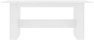 vidaXL Stół jadalniany, biały, 180x90x76 cm, płyta wiórowa - Stoły - miniaturka - grafika 4