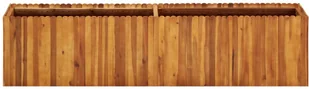 vidaXL Donica ogrodowa, 200x30x50 cm, lite drewno akacjowe - Donice - miniaturka - grafika 2