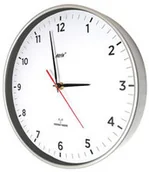 Zegary - Atrix Zegar radiowy super cichy slim srebrny ATE2015SRC - miniaturka - grafika 1