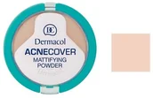 Pudry do twarzy - Dermacol Acnecover Mattifying Powder puder matujący w kompakcie 01 Porcelain 11g 65346-uniw - miniaturka - grafika 1