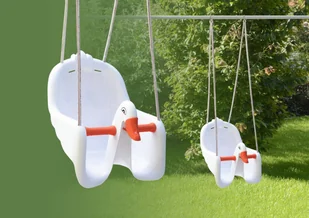 3TOYSM HUŚTAWKA OGRODOWA DLA DZIECI ŁABĘDŹ KUBEŁKOWA 10M+ H5 - Place zabaw - miniaturka - grafika 2