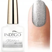 Lakiery hybrydowe - Indigo Lakier Hybrydowy Silver Cha Cha 7ml - miniaturka - grafika 1