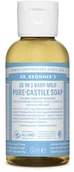 Kosmetyki kąpielowe dla dzieci - DR. BRONNER'S Mydło w Płynie 18w1 Baby Mild, Dr. Bronners, 60 ml - miniaturka - grafika 1