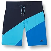 Spodnie sportowe męskie - 4F H4L20-SKMT005-36S Szorty Plazowe Meskie, Kobaltowy H4L20-SKMT005-36S - miniaturka - grafika 1