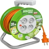 Przedłużacze i rozgałęźniki - HBF Volteo OGRODOWY NA BĘBNIE 40M PRZEWÓD H05VV-F 3 1.5MM VT-415-4015 - miniaturka - grafika 1