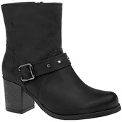 Botki damskie - Karino Botki 1025/003-F Czarne ocieplane - miniaturka - grafika 1