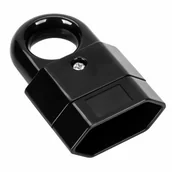 Gniazdka elektryczne - LEDart EURO płaskie, 10A czarne OR-AE-13181/B - miniaturka - grafika 1