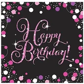 Kinder party - AMSCAN International 9901182 33 cm Celebration serwetki - miniaturka - grafika 1