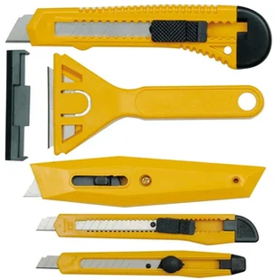 Vorel Zestaw nożyków z ostrzem łamanym 5 szt. 76250 - Nożyce i noże - miniaturka - grafika 3