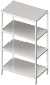 Meble gastronomiczne - Stalgast Regał magazynowy,półki pełne 1100x400x1800 skręcany 981854110 - miniaturka - grafika 1