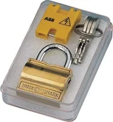 Paintball - Abb-entrelec ABB Stotz S & J FAHRRADSCHLOSS adapter SA zestaw 3-elementowy m. blokada uruchomienia do przełącznika 4012233587803 SA 3 - miniaturka - grafika 1