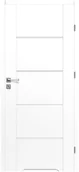 Drzwi wewnętrzne - Voster Skrzydło drzwiowe z podcięciem wentylacyjnym Nox Białe 80 Prawe - miniaturka - grafika 1