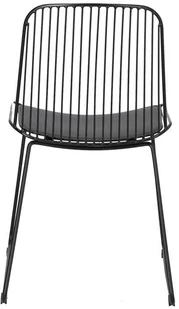 Intesi Krzesło Dill z poduszką Black - Krzesła - miniaturka - grafika 7