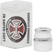 Akcesoria do skatingu - Independent gumki STANDART CYLINDER CUSHIONS SUPER SOFT White 78A - miniaturka - grafika 1