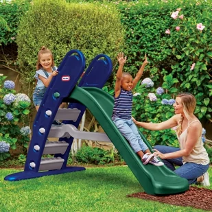 Little Tikes Wielka Zjeżdżalnia Niebiesko-Zielona 180cm 174049E3 - Place zabaw - miniaturka - grafika 2