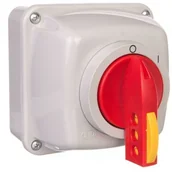 Inne akcesoria elektryczne - Elektromet Spółdzielnia Inwalidów Łącznik krzywkowy 0-I 3P 16A w obudowie na kłódkę IP44 Łuk 16-13/5 921627 - miniaturka - grafika 1