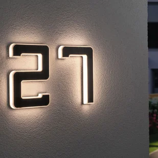 Paulmann Lampa Kinkiet numer domu PL79850 - Lampy ogrodowe - miniaturka - grafika 3