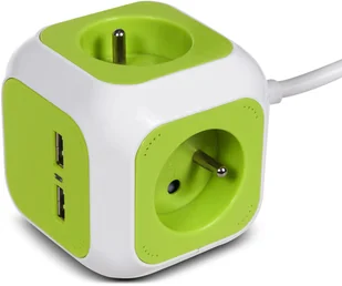 GreenBlue MagicCube poczwórne gniazdko prądowe GreenBlue - Przedłużacze i rozgałęźniki - miniaturka - grafika 3
