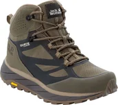 Buty trekkingowe męskie - Jack Wolfskin Terraventure Texapore Mid Shoes Men, brązowy UK 11 | EU 45,5 2022 Trapery turystyczne 4051521-5347-110 - miniaturka - grafika 1