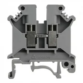 Kostki, złączki, wtyczki - Geberit DEGSON szynowa 0,2-6mm2 1P Przelotowa Szara Śrubowa DGN 3350 PC6-01P-11-00A(H) - miniaturka - grafika 1