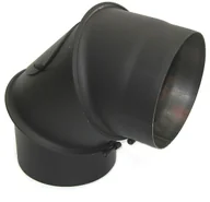Kominy i akcesoria - Darco Kolano nastawne 180 mm czarne - miniaturka - grafika 1