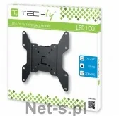 Inne akcesoria audio-wideo - Techly Techly Uchwyt ścienny do TV LCD/LED/PDP 13-37 35 kg VESA slim czarny (301351) - miniaturka - grafika 1