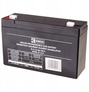 AGM Emos Akumulator 6V 12Ah F4.7 B9682 B9682 - Akumulatory ogólnego zastosowania - miniaturka - grafika 2