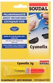 Kleje i inne preparaty budowlane - Tytan sekundowy Cyanofix 84A SOUDAL 3 g KLE-84-CY-003 - miniaturka - grafika 1