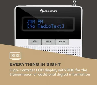 Auna Digi Plug DAB Białe - Radia - miniaturka - grafika 5