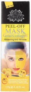 Brak 24k GOLD COLLAGEN MASK - Whitening Anti-Wrinkle - Peel Off Facial Mask - Kolagenowa maska ze złotem PEEL OFF BRAPFKZPOF - Maseczki do twarzy - miniaturka - grafika 2