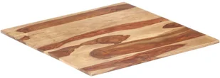 vidaXL Blat stołu, lite drewno sheesham, 15-16 mm, 70x70 cm vidaXL - Blaty meblowe i parapety okienne - miniaturka - grafika 2