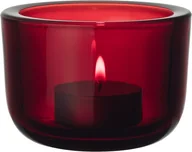 Świeczniki - Iittala Świecznik tealight Valkea cranberry 1027712 - miniaturka - grafika 1